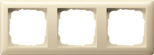 Рамка универсальная Gira Standard55 3-м. кремовый глянец фото Рамка универсальная Gira Standard55 3-м. кремовый глянец картинка